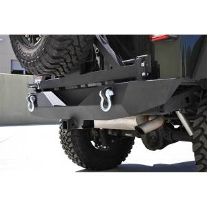 DV8 Offroad - DV8 Offroad RS1 Rear Bumper with Tire Carrier for Jeep Wrangler JK 2007-2018 - Image 3