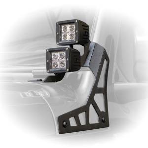 DV8 Offroad LBJL-02 A Pillar Pod LED Light Mount for Jeep Wrangler JK 2018-2020