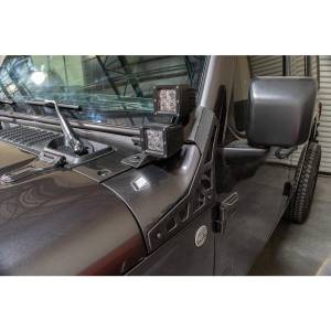 DV8 Offroad - DV8 Offroad LBJL-02 A Pillar Pod LED Light Mount for Jeep Wrangler JK 2018-2020 - Image 4