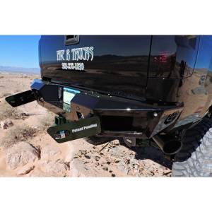 Addictive Desert Designs - ADD R347301280103 HoneyBadger Rear Bumper with Sensor Holes for Chevy Silverado 2500/3500 2015-2019 - Image 2