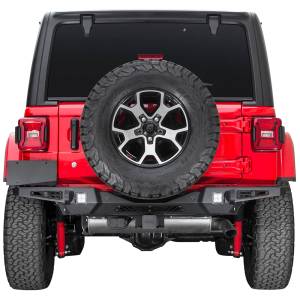 ADD R961241280103 Stealth Fighter Rear Bumper with Back Up Sensor Holes for Jeep Wrangler JL 2018-2020