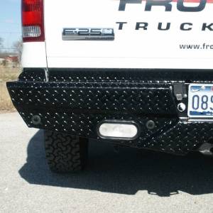Frontier Gear - Frontier Gear 100-19-9009 Rear Bumper with Sensor Holes and Lights for Ford F250/F350 1999-2007 - Image 2