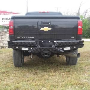Frontier Gear - Frontier Gear 100-20-7009 Rear Bumper with Sensor Holes and Lights for Chevy Silverado 1500 2007-2013 - Image 2
