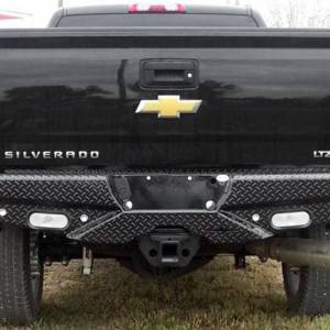 Frontier Gear - Frontier Gear 100-20-7012 Rear Bumper with Sensor Holes and No Lights for GMC Sierra 2500 HD/3500 HD 2007-2010 - Image 4