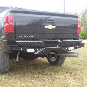 Frontier Gear - Frontier Gear 100-20-7013 Rear Bumper with Sensor Holes and Lights for Chevy Silverado 2500 HD/3500 HD 2007-2010 - Image 3