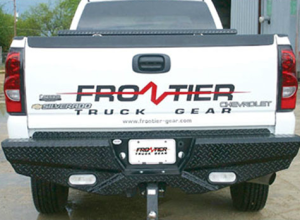 Frontier Gear - Frontier Gear 100-21-1013 Rear Bumper with Sensor Holes and Lights for Chevy Silverado 2500 HD/3500 HD 2011-2014 - Image 2