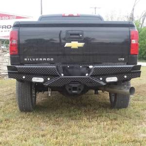 Frontier Gear - Frontier Gear 100-21-1013 Rear Bumper with Sensor Holes and Lights for Chevy Silverado 2500 HD/3500 HD 2011-2014 - Image 3
