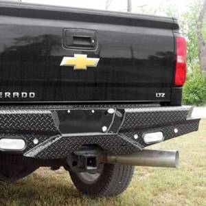 Frontier Gear - Frontier Gear 100-21-5012 Rear Bumper with Sensor Holes for GMC Sierra 2500 HD/3500 HD 2015-2019 - Image 4