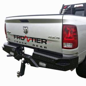 Frontier Gear 100-41-0004 Rear Bumper with Sensor Holes and Lights for Dodge Ram 2500/3500 2010 and Ram 2500/3500 2011-2018