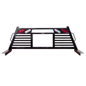 Frontier Gear 110-18-0008 Full Louvered 2HR Headache Rack with Light for Ford F150/F250/F350 1980-1996
