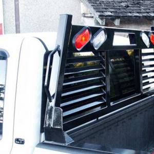 Frontier Gear - Frontier Gear 110-19-9008 Full Louvered 2HR Headache Rack with Light for Ford F250/F350 1999-2016 - Image 6