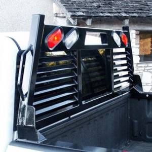 Frontier Gear - Frontier Gear 110-20-0009 Open Window Headache Rack with Backup Lights for Chevy Silverado and GMC Sierra 2500 HD/3500 HD 2020 New Body Style - Image 3