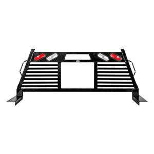 Frontier Gear 110-21-9008 Full Louvered Headache Rack with Backup Lights for Chevy Silverado and GMC Sierra 1500 2019-2020 New Body Style