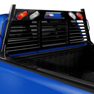 Frontier Gear - Frontier Gear 110-21-9008 Full Louvered Headache Rack with Backup Lights for Chevy Silverado and GMC Sierra 1500 2019-2020 New Body Style - Image 2