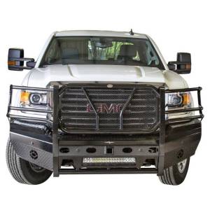 Frontier Gear 130-31-5006 Pro Front Bumper with Light Bar Compatible for GMC Sierra 2500 HD/3500 HD 2015-2019