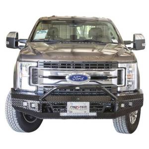 Frontier Gear 140-11-7012 Sport Front Bumper with Cube Light and Light Bar Compatible for Ford F250/F350 2017-2019