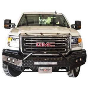 Frontier Gear 140-31-6013 Sport Front Bumper with Cube Light and Light Bar Compatible for GMC Sierra 1500 2016-2017