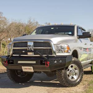 Frontier Gear - Frontier Gear 140-41-0013 Sport Front Bumper with Cube Light and Light Bar Compatible for Dodge Ram 2500/3500 2010 and Ram 2500/3500 2011-2018 - Image 5