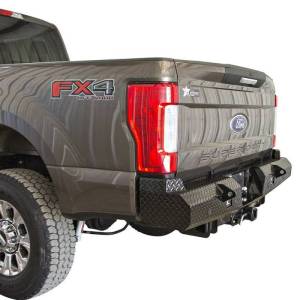 Frontier Gear - Frontier Gear 160-11-7008 Sport Rear Bumper with Sensor Holes and Cube Light Compatible for Ford F250/F350 2017-2019 - Image 3