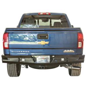Frontier Gear - Frontier Gear 160-21-5013 Sport Rear Bumper with Sensor Holes and Cube Light Compatible for Chevy Silverado 1500/2500 HD/3500 HD 2014-2019 - Image 2
