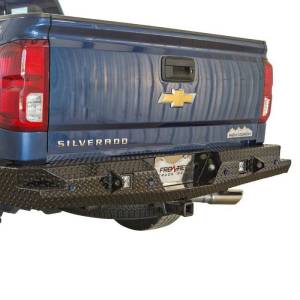 Frontier Gear - Frontier Gear 160-21-5013 Sport Rear Bumper with Sensor Holes and Cube Light Compatible for Chevy Silverado 1500/2500 HD/3500 HD 2014-2019 - Image 5