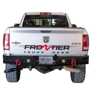 Frontier Gear - Frontier Gear 160-41-0004 Rear Bumper with Cube Light Holes and Sensor Holes for Dodge Ram 1500/2500/3500 2010 and Ram 1500/2500/3500 2011-2018 - Image 2