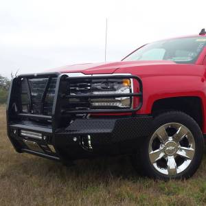 Frontier Gear 300-21-6010 Front Bumper with Light Bar Compatible for Chevy Silverado 1500 2016-2018