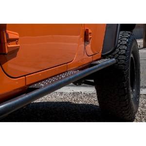Expedition One - Expedition One JKRG-PC Rocker Guards for Jeep Wrangler JK 2007-2018 - Textured Black - Image 2