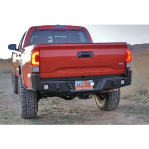 Expedition One - Expedition One TACORB100_PC Rear Bumper for Toyota Tacoma 2016-2020 - Textured Black - Image 2