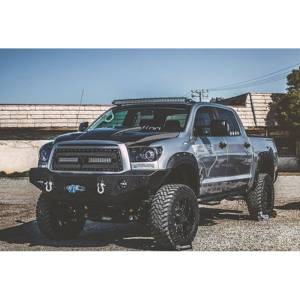 Expedition One TT07-13-FB RangeMax Winch Front Bumper for Toyota Tundra 2007-2013 - Bare Steel