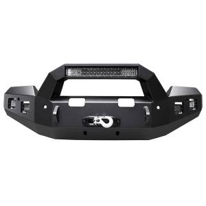 Backwoods - Backwoods BWDAR2-101XXIIB Brute Winch Front Bumper with Bull Bar LED and Sensor Holes for Dodge Ram 2500/3500 2010-2018 - Image 2