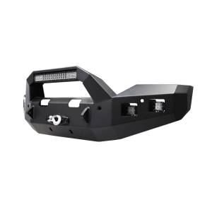 Backwoods - Backwoods BWDAR2-101XXLLB Brute Winch Front Bumper with Bull Bar LED and without Sensor Holes for Dodge Ram 2500/3500 2010-2018 - Image 2