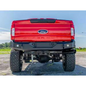 Backwoods BWFH25-201ZZPPB Brute Rear Bumper with Sensor Holes for Ford F250/F350 2017-2018