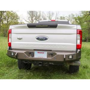 Backwoods BWFH25-201ZZPPN Brute Rear Bumper with Sensor Holes for Ford F250/F350 2017-2018