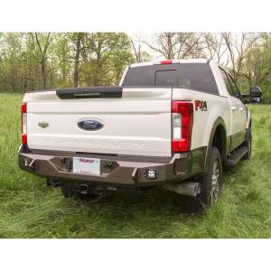 Backwoods - Backwoods BWFH25-201ZZPPN Brute Rear Bumper with Sensor Holes for Ford F250/F350 2017-2018 - Image 2