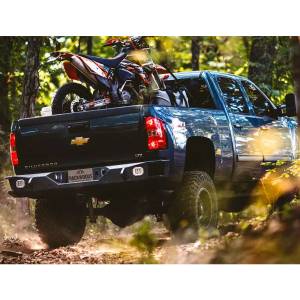 Backwoods - Backwoods BWGBS2-201ZZPPB Brute Rear Bumper with Sensor Holes for Chevy Silverado 2500 HD/3500 2011-2014 - Image 4
