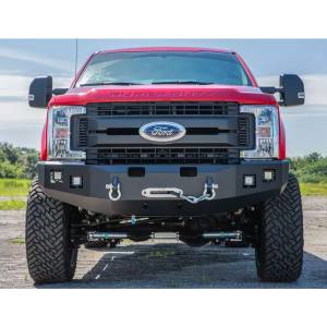 Backwoods BWGFS2-101XXFFB Brute Winch Front Bumper with Sensor Holes for GMC Sierra 2500HD/3500 2015-2019