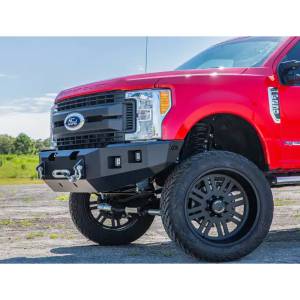Backwoods - Backwoods BWGFS2-101XXFFB Brute Winch Front Bumper with Sensor Holes for GMC Sierra 2500HD/3500 2015-2019 - Image 3
