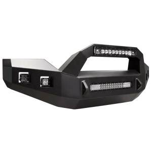 Backwoods - Backwoods BWGFS2-101YYLLB Brute Front Bumper with Bull Bar LED and without Sensor Holes for GMC Sierra 2500 HD/3500 2015-2019 - Image 2