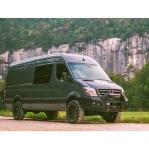 Backwoods - Backwoods BWMEMS-103XXLLB Nomad Winch Front Bumper with Bull Bar and without Sensor Holes for Mercedes Sprinter 2014-2018 - Image 2