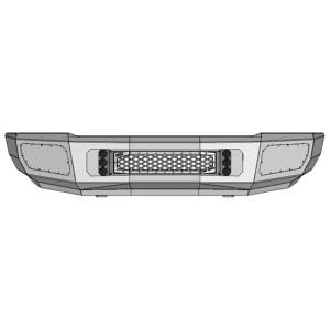 Flog Industries FISD-C2535-1518F Front Bumper for Chevy Silverado 2500 HD/3500 HD 2015-2018