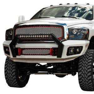 Flog Industries - Flog Industries FISD-D2535-0609F-S Front Bumper with Sensor Holes for Dodge Ram 2500/3500 2006-2009 - Image 2