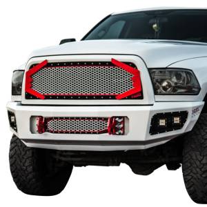 Flog Industries - Flog Industries FISD-D2535-1018F-S Front Bumper with Sensor Holes for Dodge Ram 2500/3500 2010-2018 - Image 2