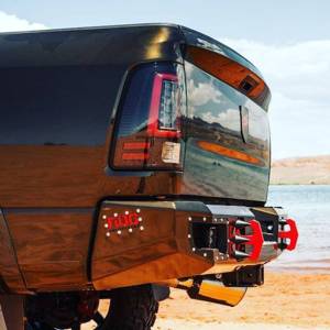 Flog Industries - Flog Industries FISD-D2535-1018R-S Rear Bumper with Sensor Holes for Dodge Ram 2500/3500 2010-2018 - Image 2