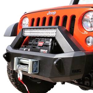 Flog Industries - Flog Industries FISD-JJK-0718F-STBY Non-Winch Stubby Front Bumper for Jeep Wrangler JK 2007-2018 - Image 2