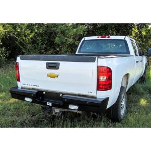 American Built - American Built 3RX23082 Panther Rear Bumper for Chevy Silverado and GMC Sierra 2500/3500 2008-2014 - Image 6