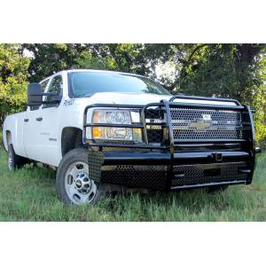 American Built - American Built H2C23112 Heavy Duty Pipe Front Bumper for Chevy Silverado 2500/3500 2011-2014 - Image 6