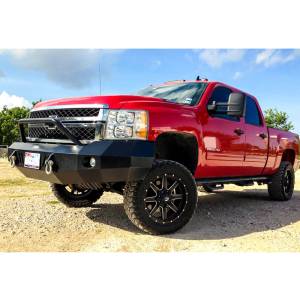 American Built - American Built POC23112 Panther Winch Front Bumper with Push Bar for Chevy Silverado 2500/3500 2011-2014 - Image 6