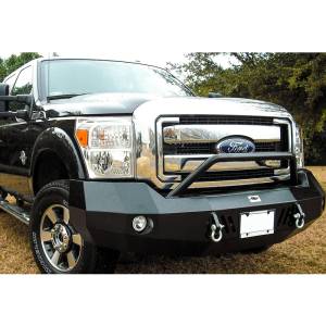 American Built - American Built POF23112 Panther Winch Front Bumper with Push Bar for Ford F250/F350 2011-2016 - Image 6