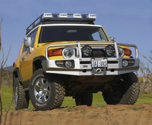 ARB 4x4 Accessories - ARB 3420210 Deluxe Winch Front Bumper with Bull Bar for Toyota FJ Cruiser 2007-2014 - Image 2